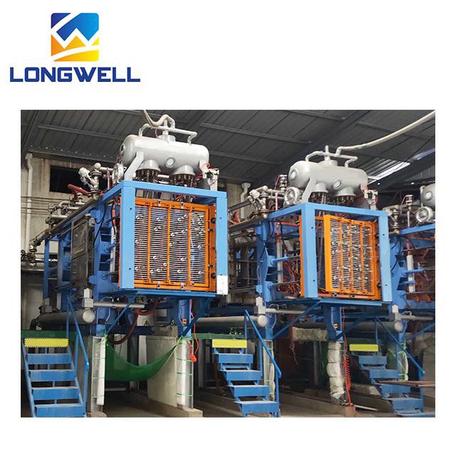 Automatic EPS Box Machine With Vacuum And Stands